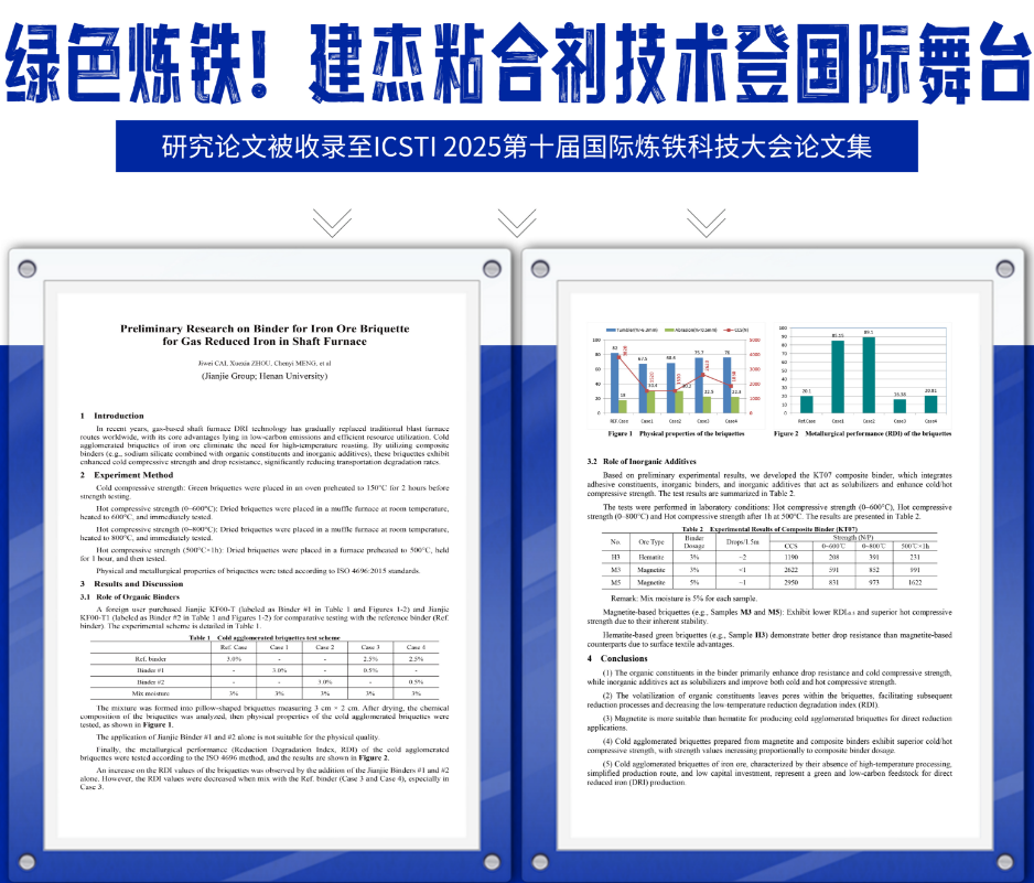 建杰實業(yè)丨冷固鐵礦球團粘結(jié)劑引領(lǐng)綠色煉鐵新方向！
